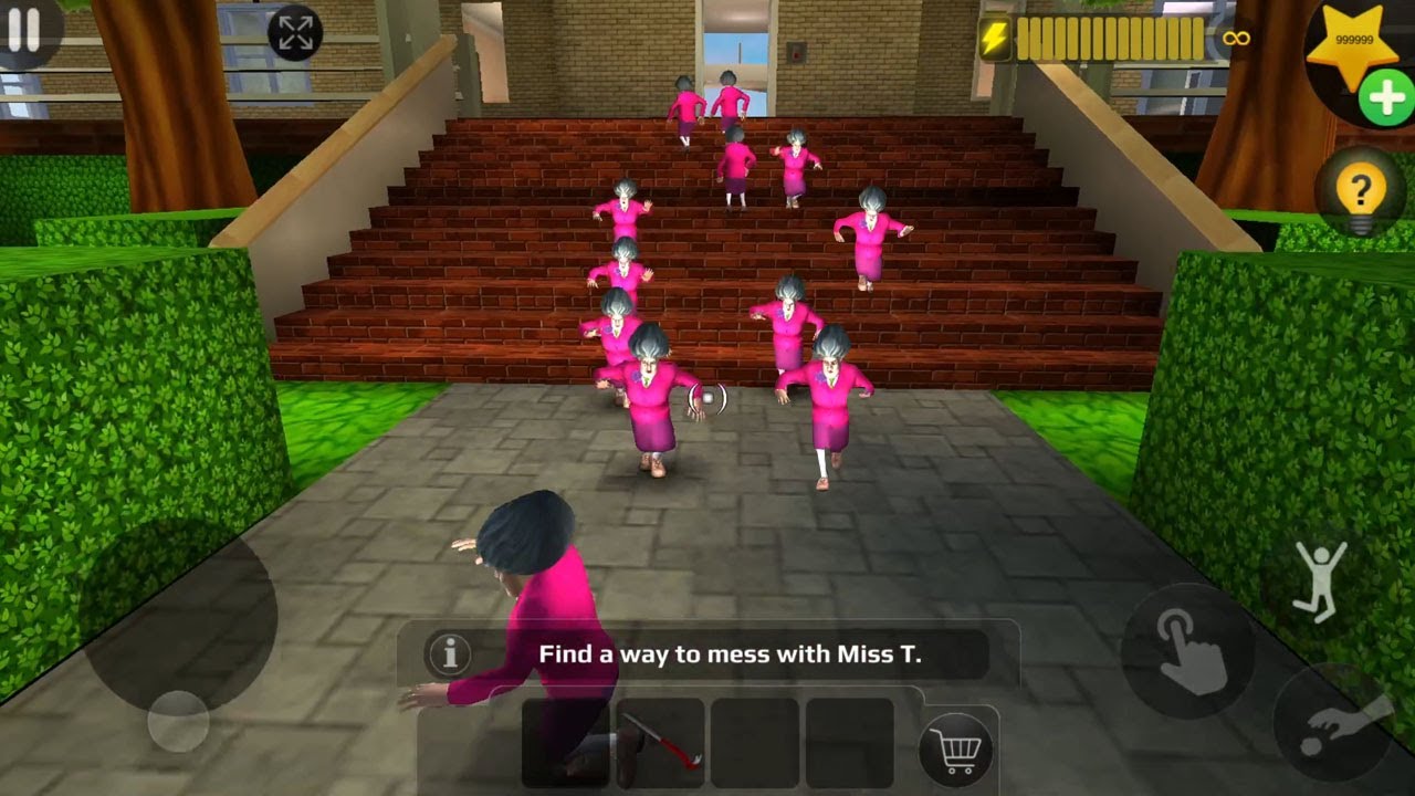 Playing Against Smallest Army Clones Miss T New Chapter Update / Scary Teacher 3D Update