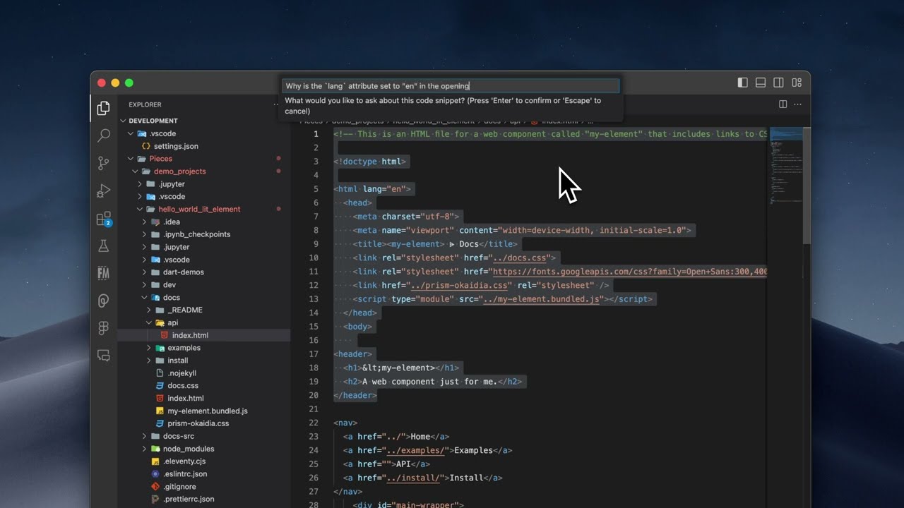 Visual Studio Code Editor Starting A TypeScript Project With Visual