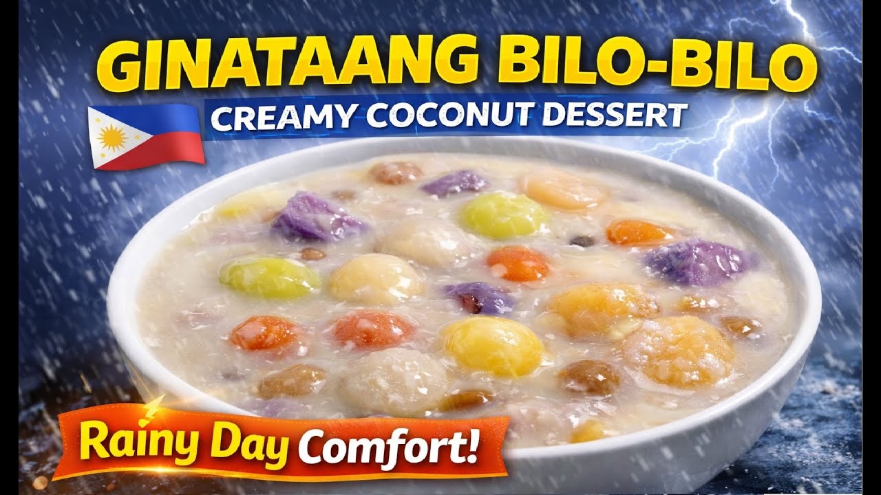 GINATAANG BILO-BILO RECIPE 🇵🇭 | Creamy, Chewy & Comforting Filipino Dessert (No MSG!)