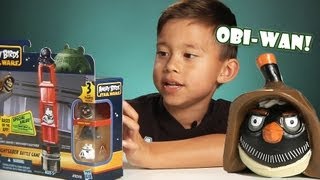 Angry Birds STAR WARS TOYS!!!! Darth Vader's Lightsaber Battle Game - Unboxing and Review