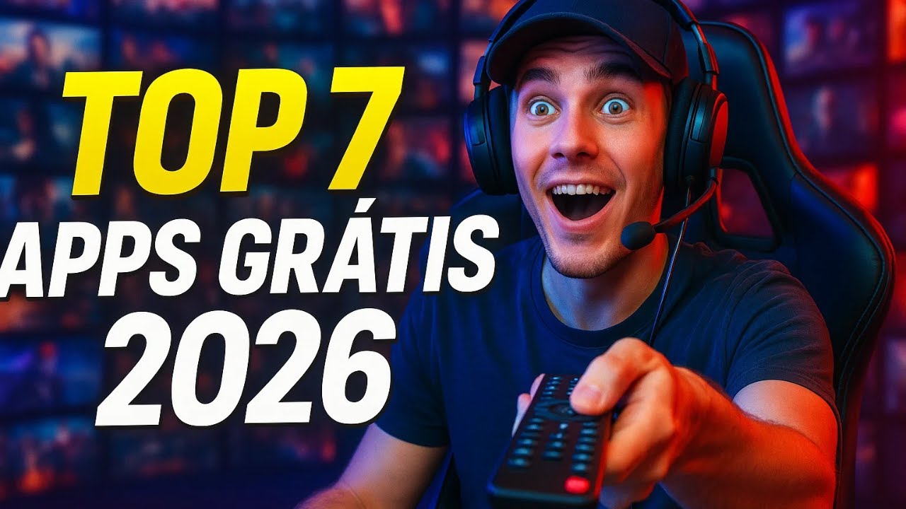 [REVELADO] TOP 7 Aplicativos Para VER FILMES E SÉRIES DE GRAÇA em Português! (Atualizado para 2026)