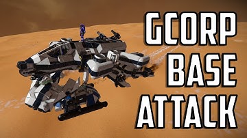 Space Engineers - Escape From Mars EP10 "Attacking The GCorp Ground Base"