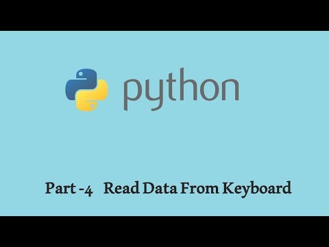 How To Read Data From Keyboard In Python | Keyboard Input