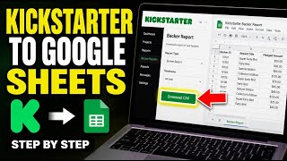 मार्केटिंग फोरकास्टिंग के लिए Kickstarter डेटा को Google Sheets से कैसे जोड़ें - स्टेप बाय स्टेप screenshot 4