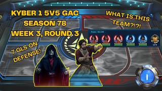 They put Ezra WHERE?! Crazy defense took me on a wild ride! | 5v5 GAC Kyber 1 | Season 78, Week 3