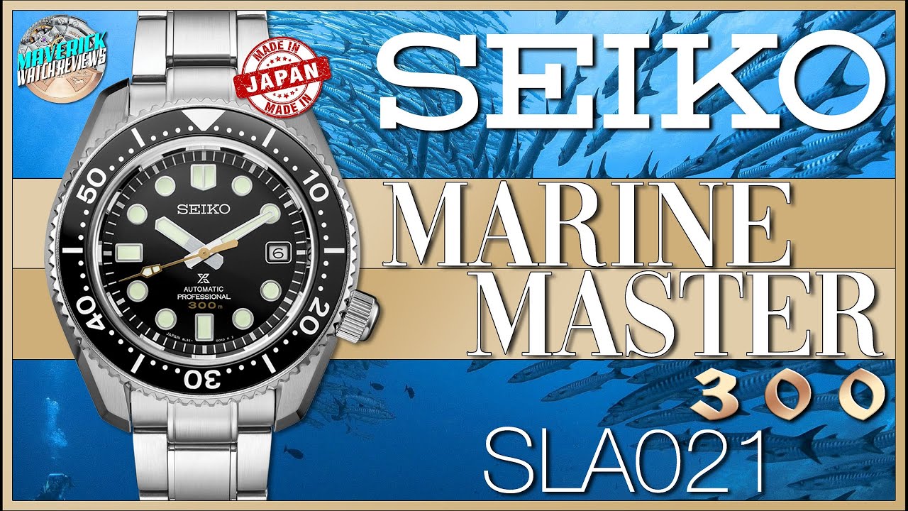 Almost Perfect! | Seiko Marine Master Professional 300m Automatic SLA021  Unbox & Review Maverick - YouTube