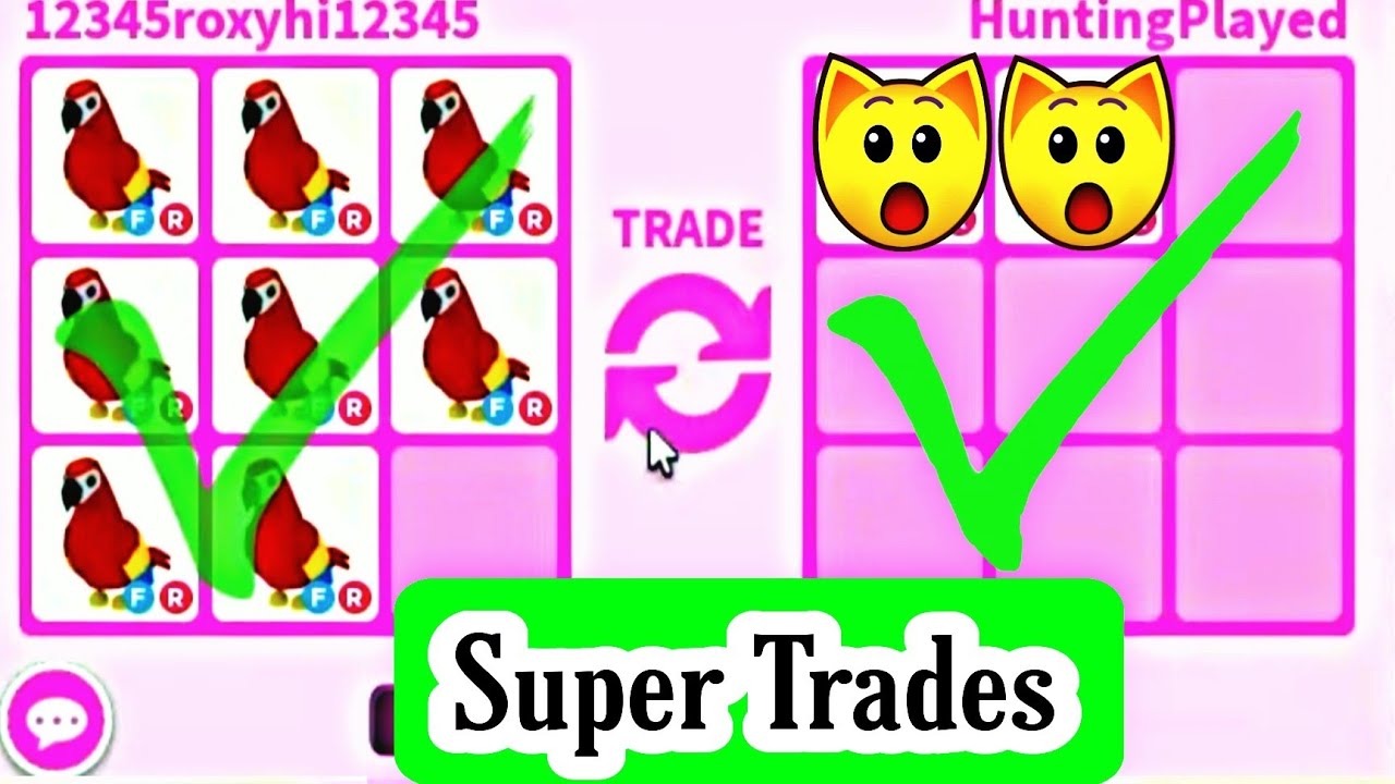 I Just Traded in Mega Rich Adopt Me Trading Sever