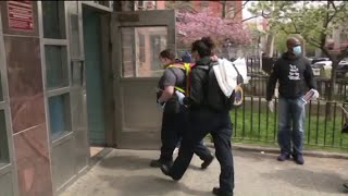 Mayor unveils plan to combat COVID-19 in NYCHA buildings