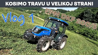 Pokosili smo PRERASLU ZAMRŠENU kravaricu! Košenje trave u Stupnici u straniSolis 75 i FPM DKF 200/5