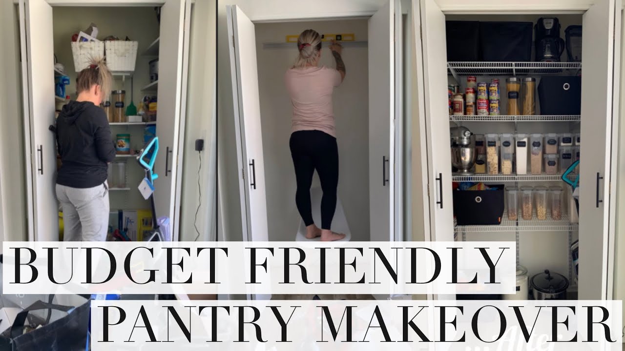 Useless Closet to Small Pantry Makeover