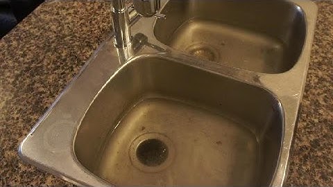 Clogged Drain - How to unclog a clogged kitchen sink easy fix