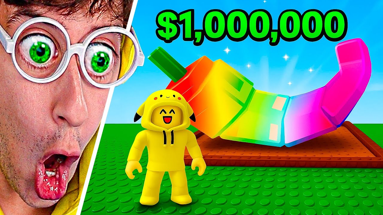 Gano 1,000,000$ en GROW a GARDEN 🤑🍄!! (HACKER 💎) - Roblox