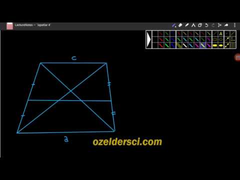 Video: Bir Ikizkenar Yamuğun Köşegenlerinin Eşit Olduğu Nasıl Kanıtlanır