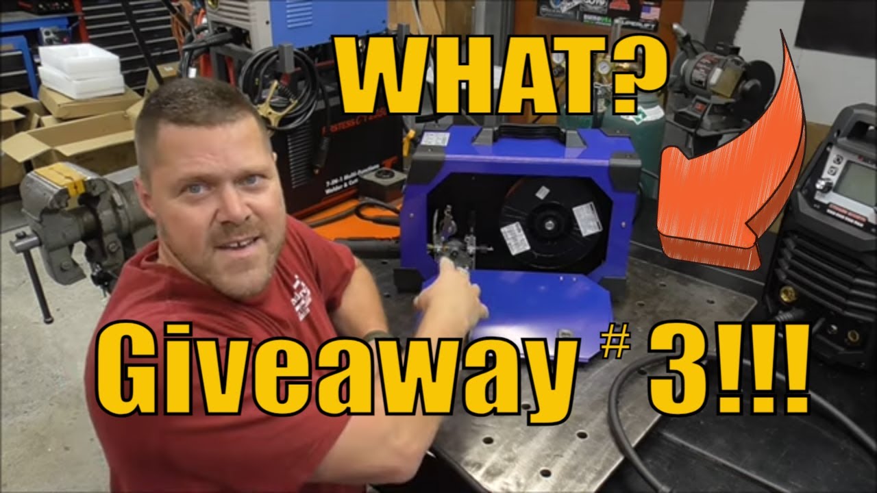 WELDER GIVEAWAY #3 Official Video Multi Process Welder MIG TIG MMA ...