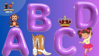 ABCD Alphabets Videos | ABC Songs and Rhymes Learn A for Ape B for Boots A to Z for Toddlers