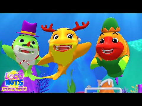 Weihnachtslied Baby Hai 🎄✨ | Lustiges Weihnachtslied für Kinder
