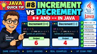 Java Quick Tip #8: Increment vs. Decrement | Understanding ++ and -- in Java