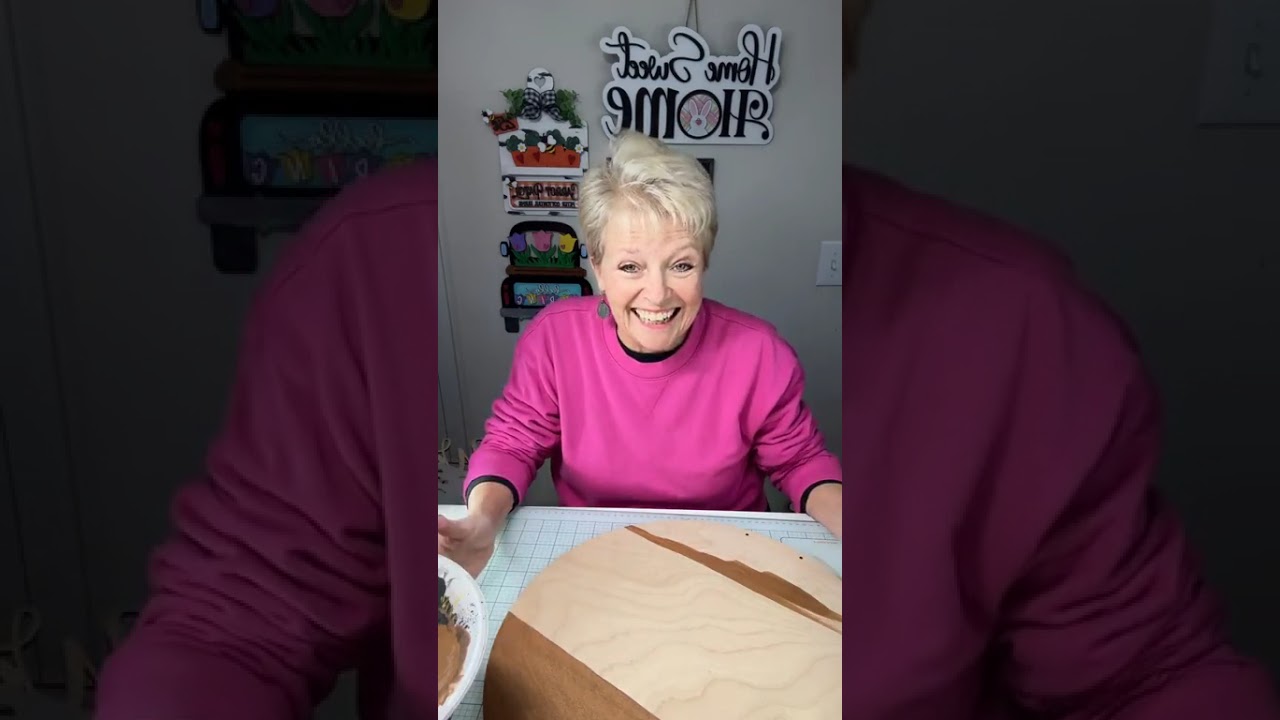 Welcome Easter Door Hanger with Bunny