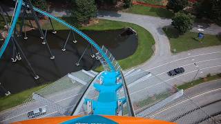 Goliath Front Seat (4K HD POV) Six Flags Over Georgia