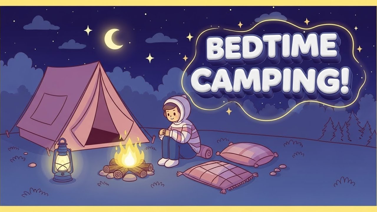 JJ’s Bedtime Camping Story | Cozy Sleep Story for Kids