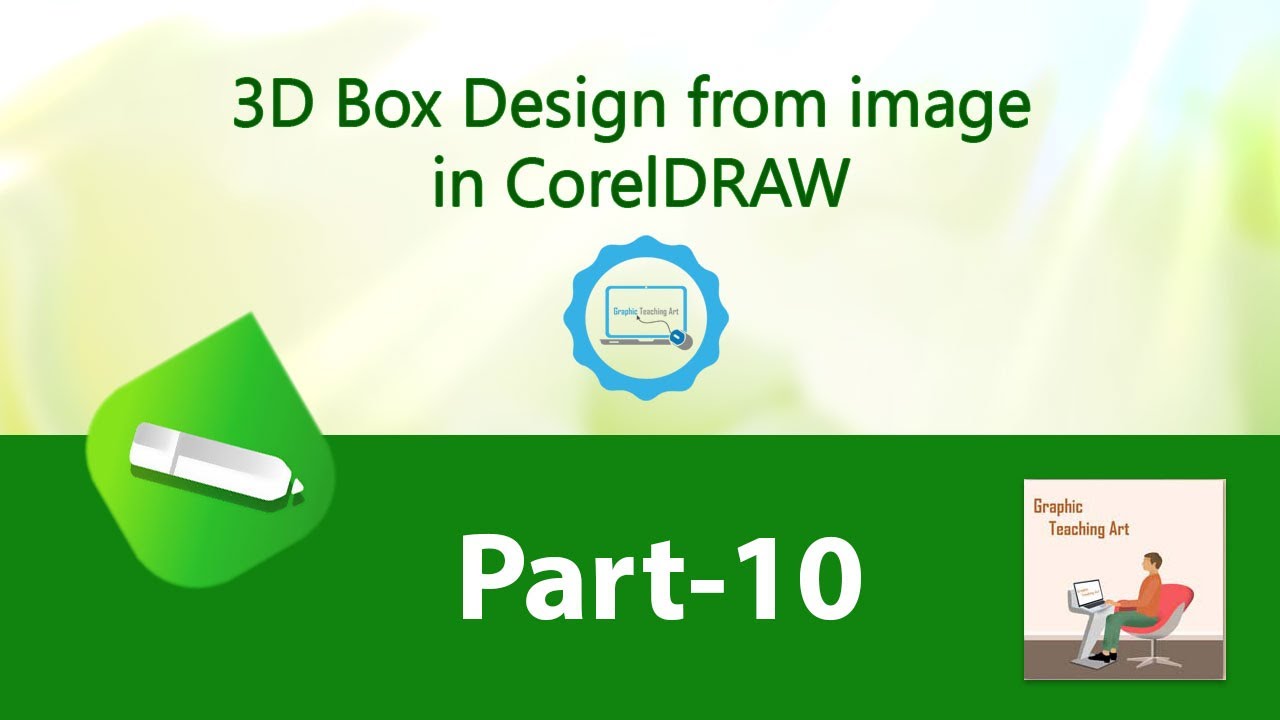 3D Box Design from image in CorelDRAW | part -10 - YouTube