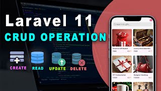 CRUD in Laravel 11 (for gifts) | Ionic Gift Shop App - Episode 8 | Angular | Capacitor