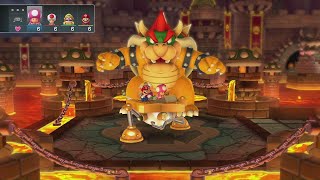 Mario Party 10 - Bowser Party - 1: Chaos Castle - Bowser vs. Toadette, Toad, Wario & Mario