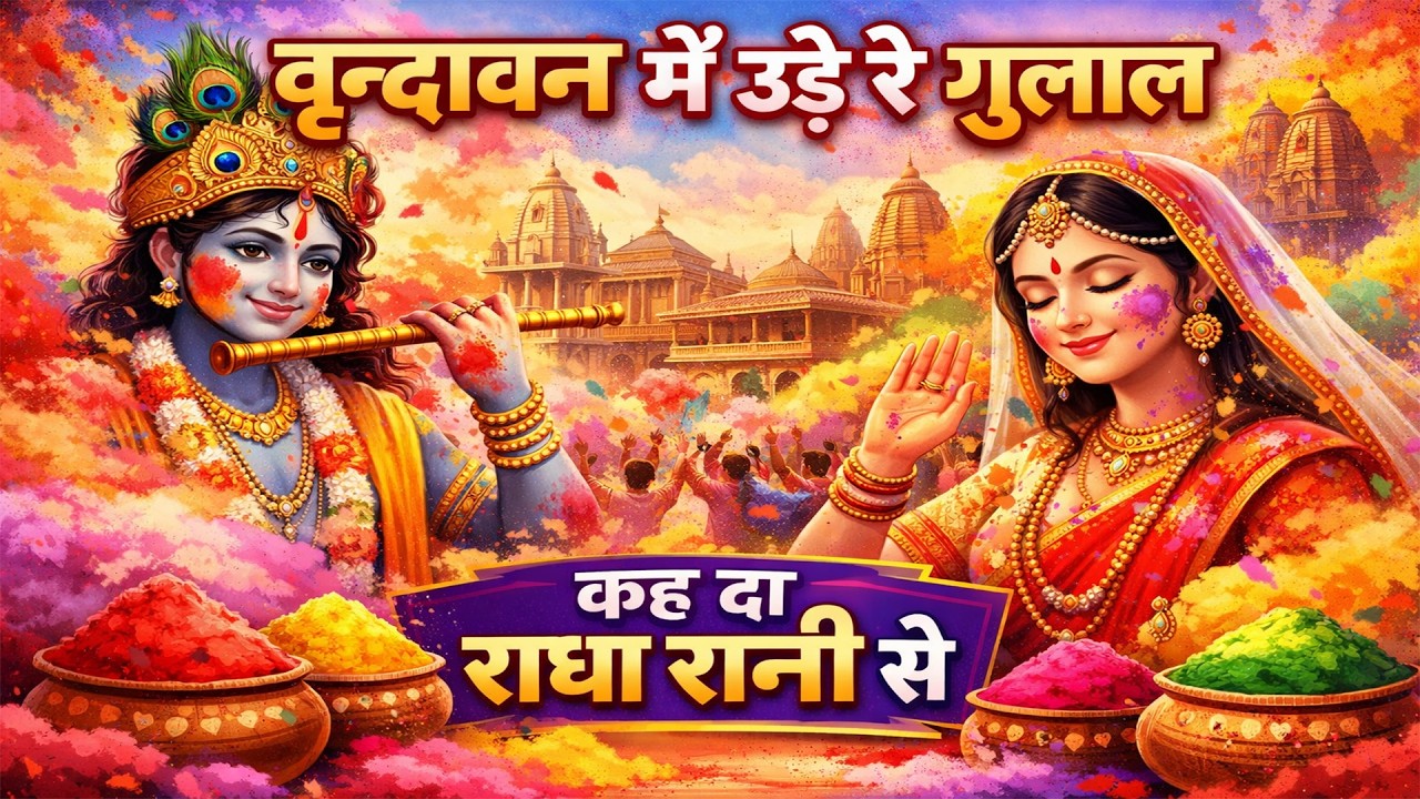 वृन्दावन में उड़े रे गुलाल कह दो राधा रानी से Vrindavan Me Ude Gulal Kah Do Radha Rani Se #holi_mix