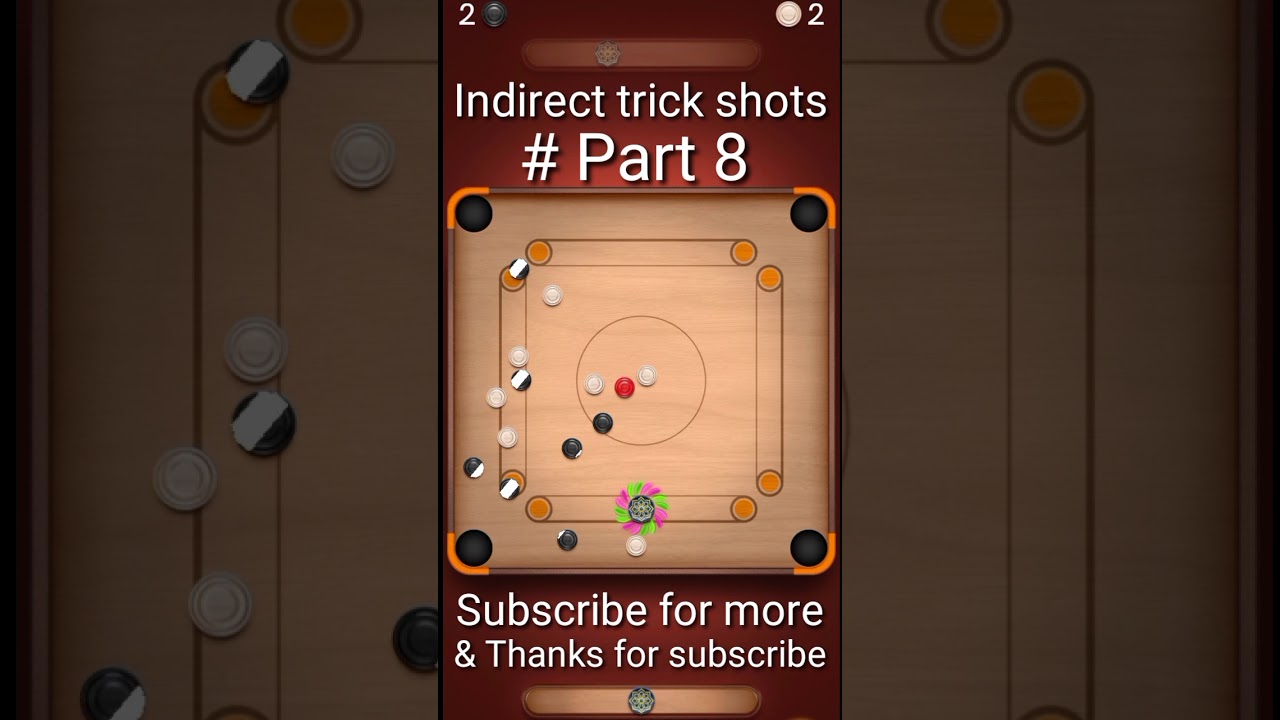Carrom pool best indirect trick shots ll Part 8 ll 