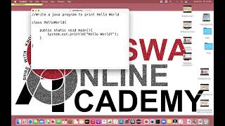 How to java compile and run first java program using command prompt.