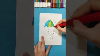 The Little Girl Under The Umbrella