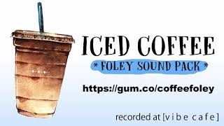 FREE Foley Sound Pack - Iced Coffee SFX \u0026 Percs