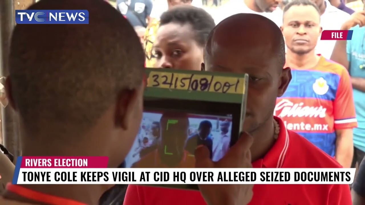 Tonye Cole Keeps Vigil At CID HQ Over Alleged Seized Documents