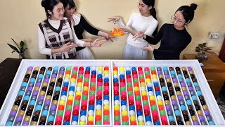 Calm Puzzle, Compeive Teams Asmr Color Sorting