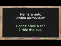 Learn Czech Language. Czech Lessons for Beginners. Common Words & Basic Phrases - Lesson 5