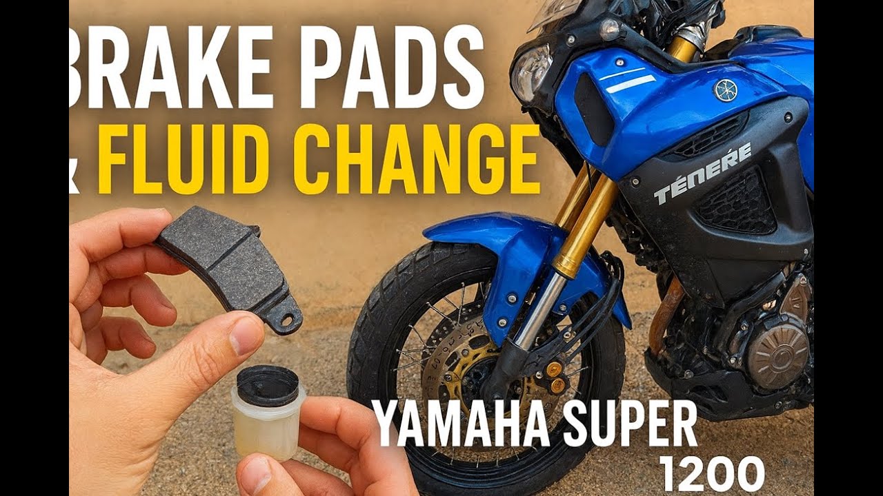 Yamaha Super Tenere 1200 Brake Pads & Fluid Change | Step-by-Step DIY