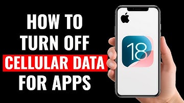 How to Turn Off Cellular Data for Apps on iPhone (iOS 18)
