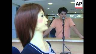 Japanese robot used as receptionist at Israeli university