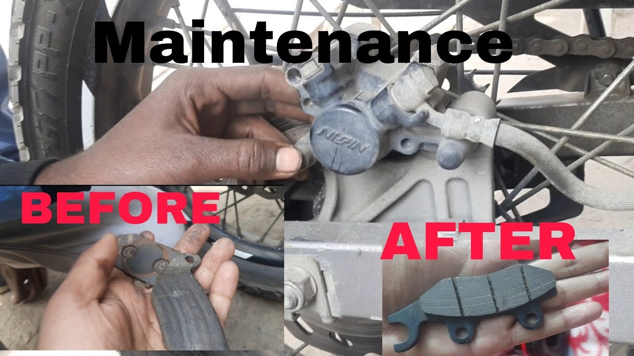 Break pad change Rear Discpad change hero xpulse pad before and