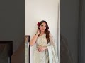 Shot something in saree today 😉