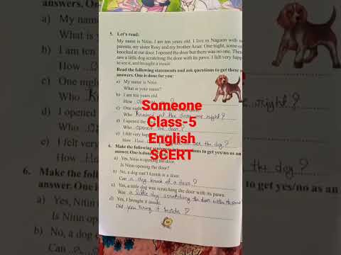 SCERT | Someone|Class -5 | English |All activities| প্ৰশ্ন উত্তৰ #new#2022 #scert #all #activities