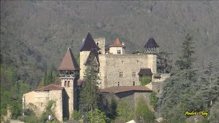 Croix du Poirier et Château de Cornillon (Loire)  le 14 avril 2024