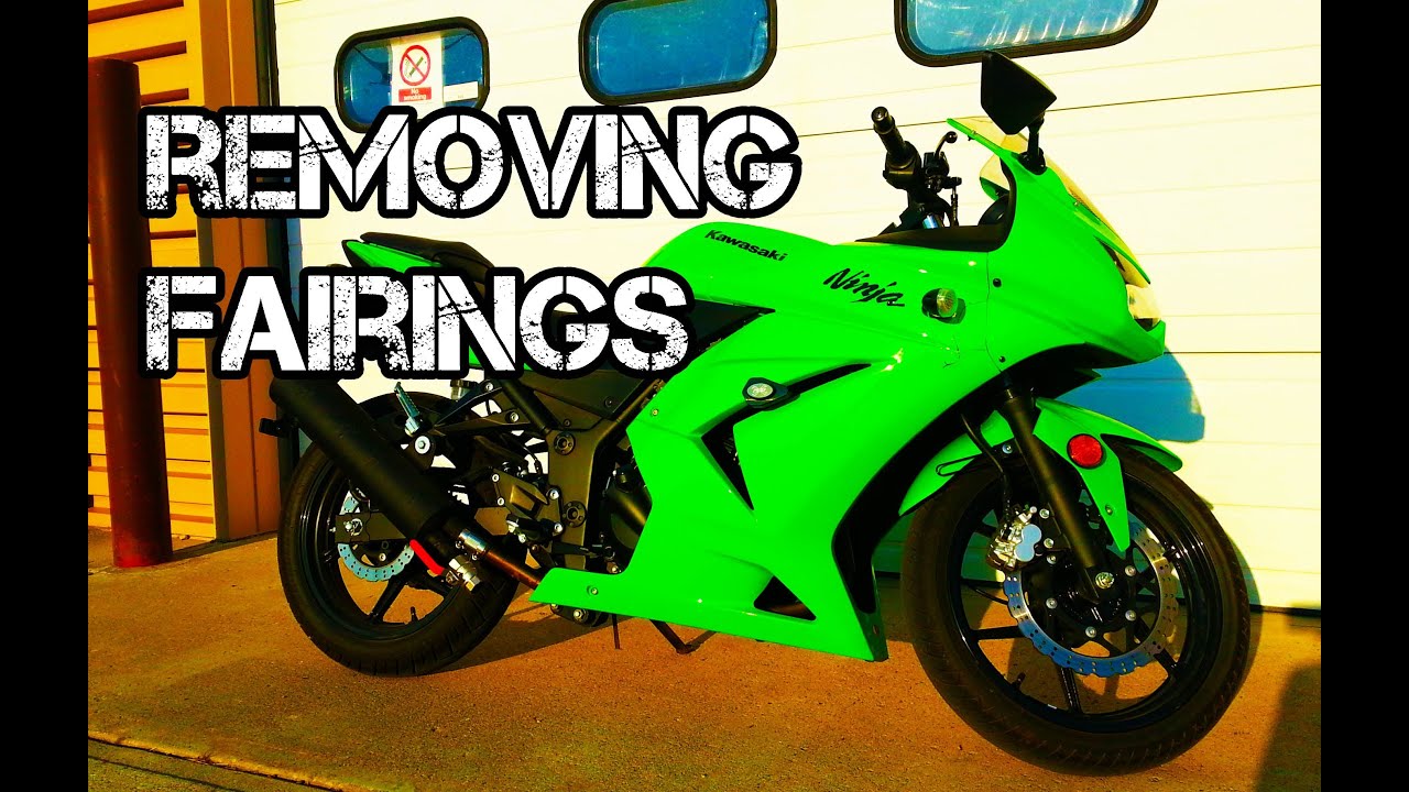 How To Remove Ninja 250r Fairings YouTube