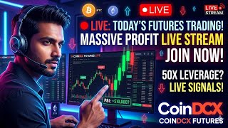 CRYPTO FUTURE TRADING ON COINDCX || Risk2Reward Live Stream