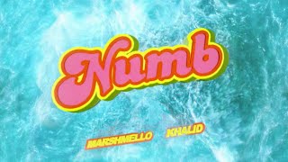 Video thumbnail of "Marshmello x Khalid - Numb (Visualizer)"