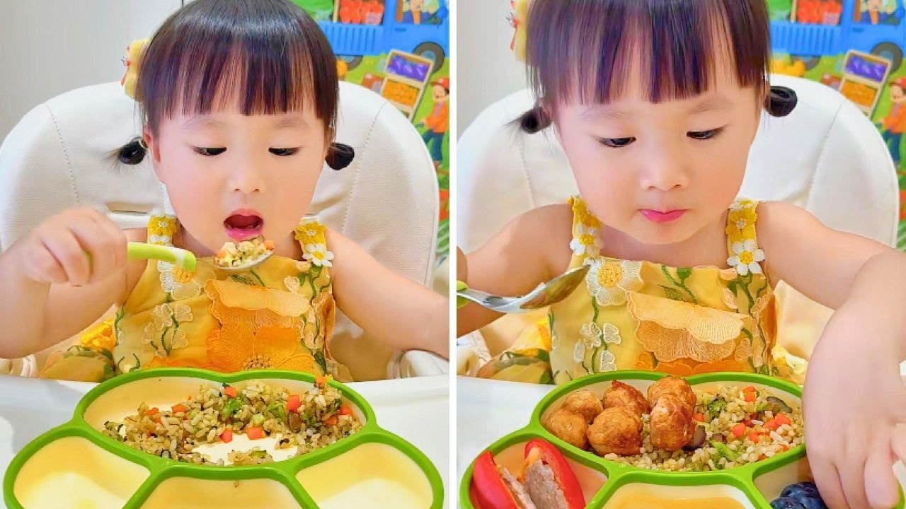 Cutest Baby Eats with Joy and Big Smiles 😍 | Ep105 #shorts