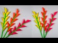 Easy and beautiful paper flowers making  diy flower craft  sunil creation