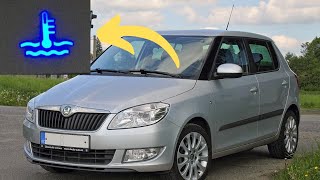 Skoda Fabia blue temperature warning light: Reasons