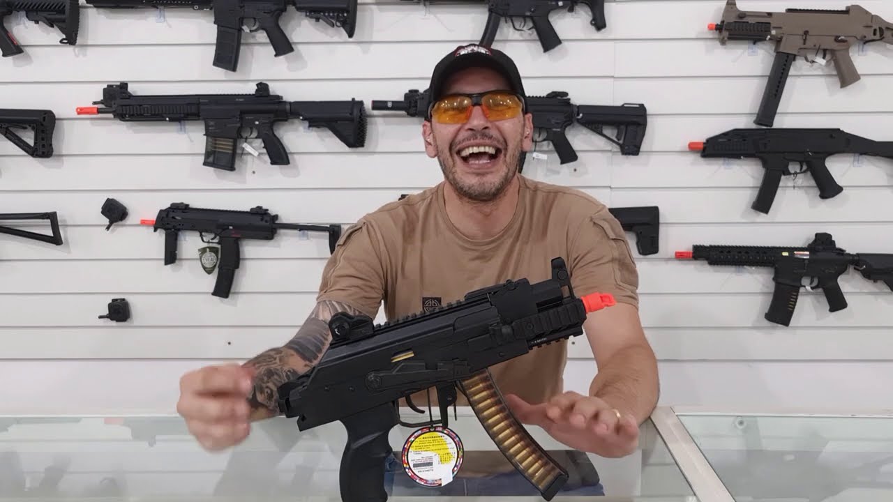 A NOVA G&G PRK9 CQB A AEG MAIS LEGAL DA G&G