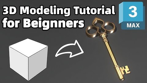 3ds Max Modeling Tutorial: Create a Key from a Cube (Step by Step Beginner Guide)